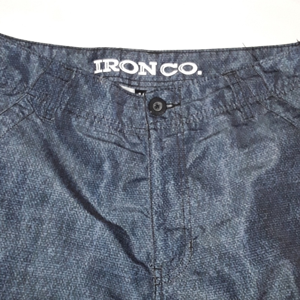 Iron CO. Navy Blue Active Cargo Shorts